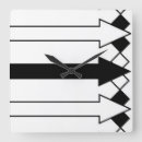 Recherche de flèches horloges Blanc