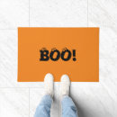 Search for funny halloween doormats Boo