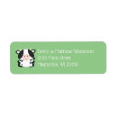 Search for cartoon cow return address labels Farm