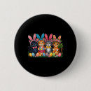 Recherche de pâques de lapin badges Anniversaire
