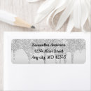 Search for girly glitter return address labels Sparkly