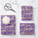 Search for laugh gift wrap Live laugh love