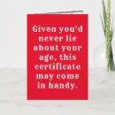 Search for over the hill 40th birthday cards Humor