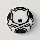 Recherche de minou noir badges Blanc