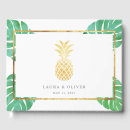Search for tropical guest books Gold