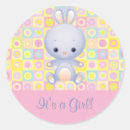 Search for birth announcement stickers Its a girl