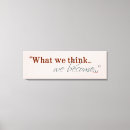 Search for thinking canvas prints Motivational