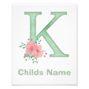 Search for letter k pink baby kids Flower