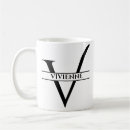 Search for initial v mugs Letter