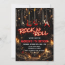 Search for electric guitar birthday invitations Rock and roll