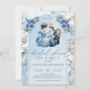 Search for shabby bridal shower invitations Romantic teapot teacup china