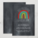 Search for preschool graduation invitations announcements Rainbow