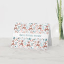 Recherche de deer anniversaire cartes Rustique