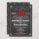 Search for retro 40th birthday invitations Cheers to 40 years