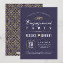 Search for gold purple engagement party invitations Chic