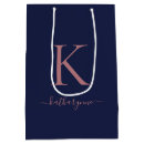 Search for pink and navy gift bags Elegant