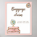 Search for baggage claim sign posters Travel bridal shower