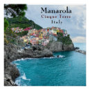Recherche de terre de cinque posters Manarola