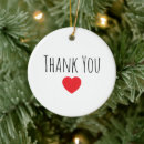 Search for thank you ornaments Appreciation