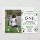 Search for soccer 1st birthday invitations Boys