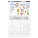 Search for recipe calendars Watercolor