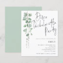 Search for green eucalyptus bachelorette party invitations Modern