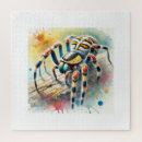 Search for tiger puzzles Watercolor