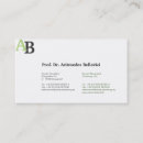 Search for ecological business cards Minimalist
