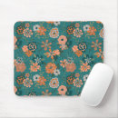 Recherche de fleurs girly tapis souris Orange