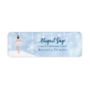 Search for nutcracker ballet return address labels Snowflakes