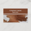 Search for cow business cards Fur