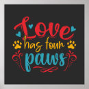 Search for cute dog paw posters Colourful