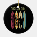 Search for girl surfer ornaments Summer