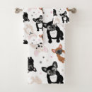 Search for french bulldog bath towels Cute