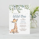 Search for zoo 1st birthday invitations Tropical