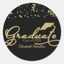 Search for black and gold foil stickers Graduate