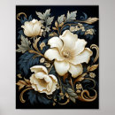 Search for black floral pattern posters Beautiful