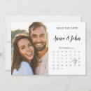 Search for calendar save the date postcards wedding stationery Minimalist