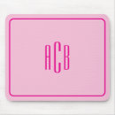Recherche de trois tapis souris Monogramme