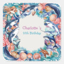 Search for whale birthday party stickers Octopus