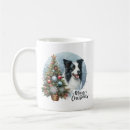 Search for border collie dog mugs Merry christmas