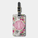 Search for animal print luggage tags Initials
