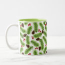 Search for red berries mugs Pinecones