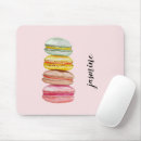 Recherche de macarons français tapis souris Cookies