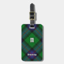 Search for tartan luggage tags Green