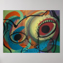 Recherche de chat abstrait posters Amusant
