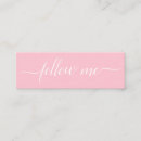 Search for follow me on instagram business cards Elegant