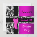 Search for black silver zebra invitations Sixteen