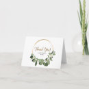 Search for eucalyptus wedding thank you cards Gold