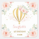 Search for pink hot air balloon stickers Pink and gold